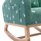 26.8 Fauteuil à bascule haut dossier rembourré avec pochette latérale