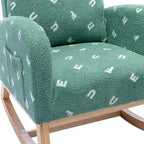 26.8 Fauteuil à bascule haut dossier rembourré avec pochette latérale