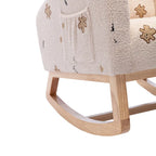 26.8 Fauteuil à bascule haut dossier rembourré avec pochette latérale