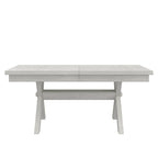 Table de salle à manger avec banc, table de salle à manger rectangulaire extensible en bois massif et 4 chaises de salle à manger en bois massif