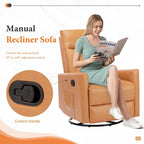 Fauteuil inclinable manuel avec fonction pivotante et glissante