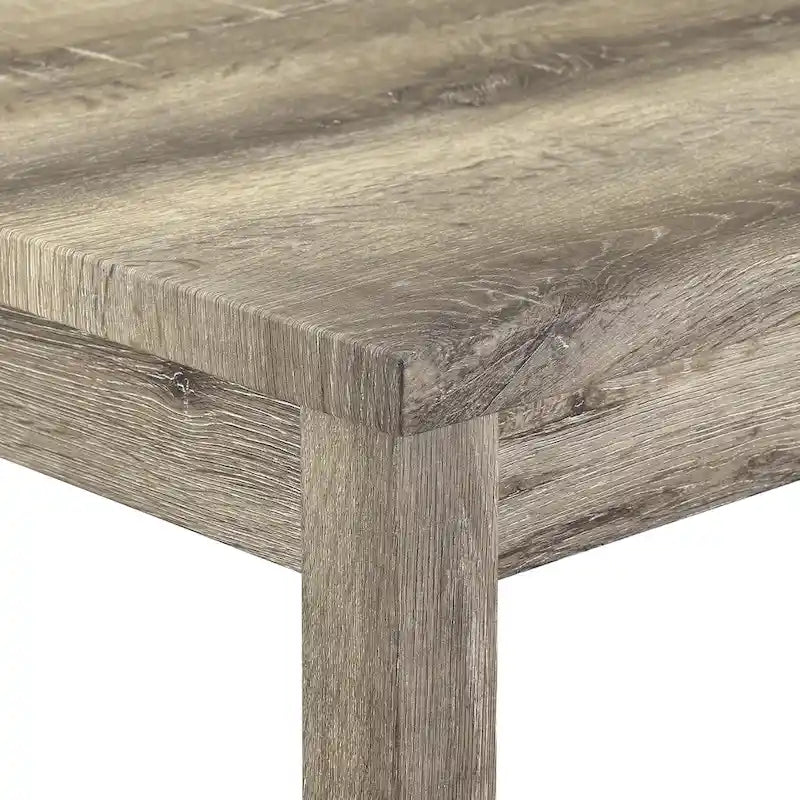 Ensemble table de bar et 3 tabourets de bar avec prise de courant, ensembles de chaises de table à manger en bois pour coin repas de cuisine