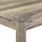 Ensemble table de bar et 3 tabourets de bar avec prise de courant, ensembles de chaises de table à manger en bois pour coin repas de cuisine
