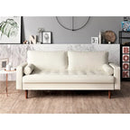 Canapé deux places en similicuir style Mid-century Modern Wilson