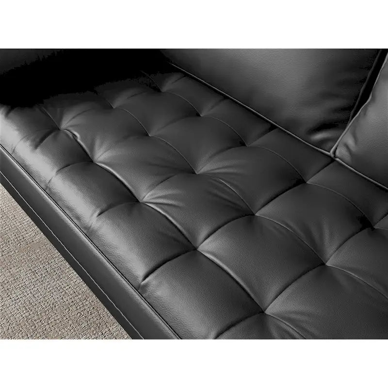 Canapé deux places en similicuir style Mid-century Modern Wilson