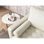 Canapé deux places en similicuir style Mid-century Modern Wilson
