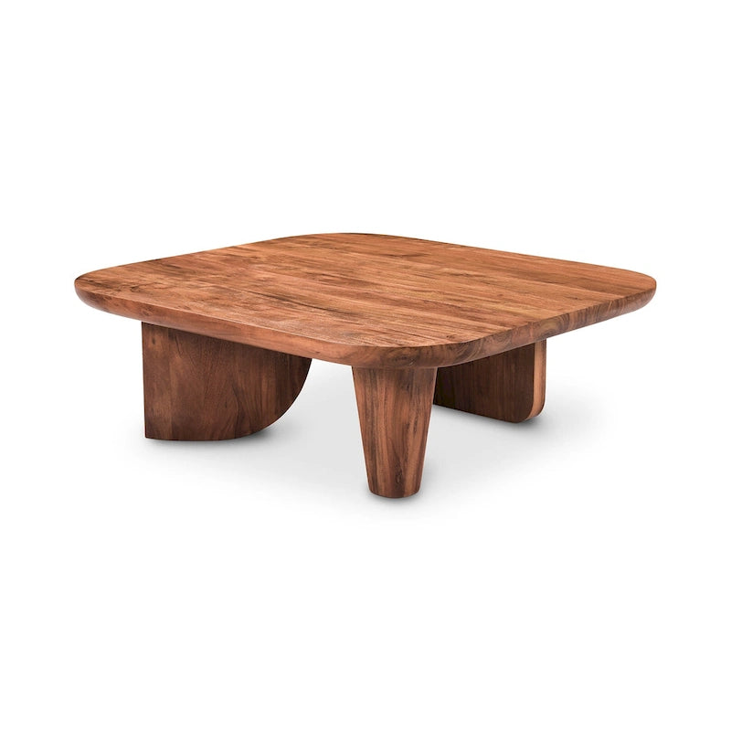 Table basse rustique en acacia massif Aurelle Home