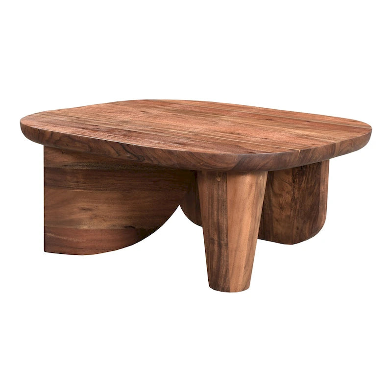 Table basse rustique en acacia massif Aurelle Home
