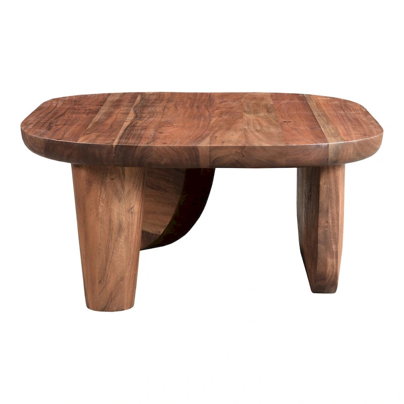 Table basse rustique en acacia massif Aurelle Home