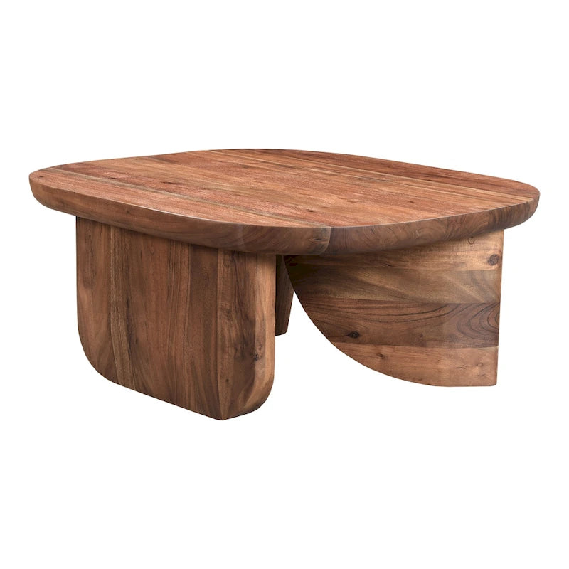 Table basse rustique en acacia massif Aurelle Home