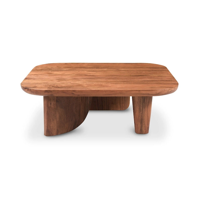 Table basse rustique en acacia massif Aurelle Home