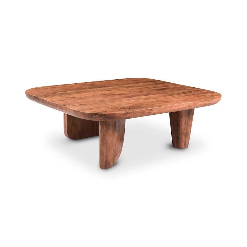 Table basse rustique en acacia massif Aurelle Home