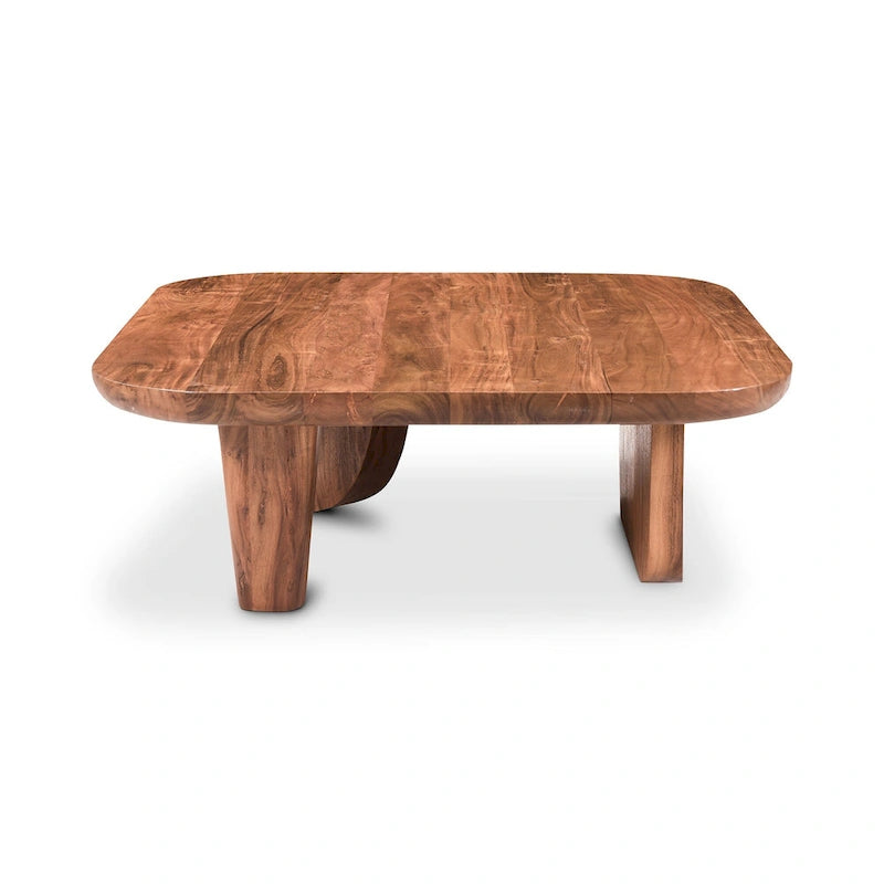 Table basse rustique en acacia massif Aurelle Home