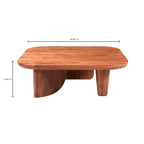Table basse rustique en acacia massif Aurelle Home