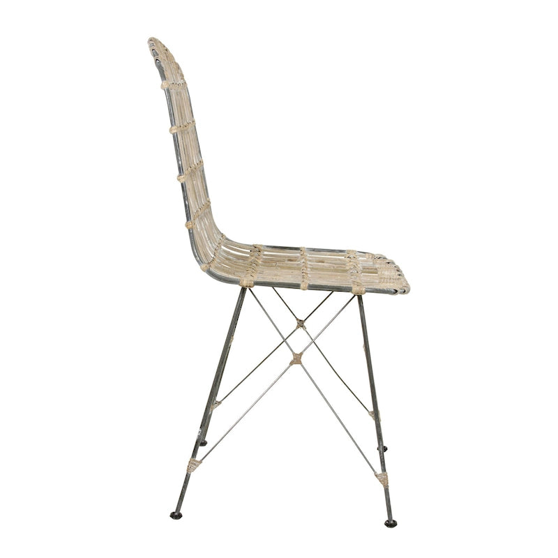 Chaises de salle à manger en rotin – Lot de 2 par East at Main