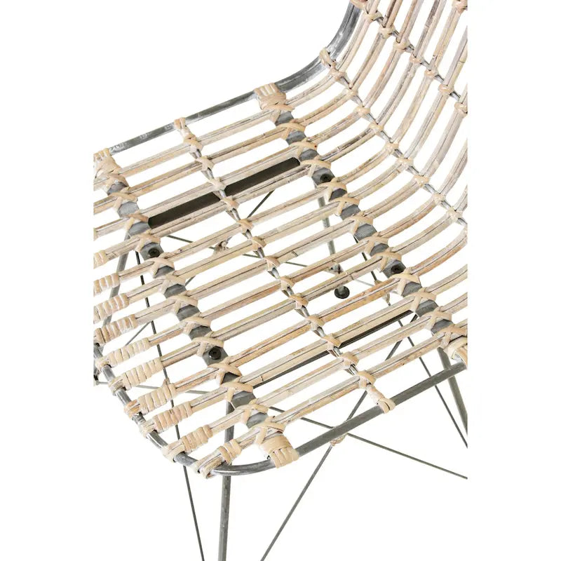 Chaises de salle à manger en rotin – Lot de 2 par East at Main
