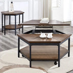 Table basse relevable Upton Hexagon