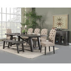 Banc Newberry - Gris Récupéré - 60Lx16Px18H