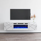 Meuble TV avec cheminée électrique London WH-EF 63