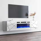 Meuble TV avec cheminée électrique London WH-EF 63