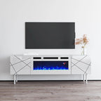 Meuble TV avec cheminée électrique London WH-EF 63