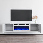 Meuble TV avec cheminée électrique London WH-EF 63
