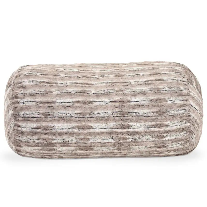 Jaxx Grand Lounger Canapé pouf de 2,1 m pour adultes – Fausse fourrure de luxe
