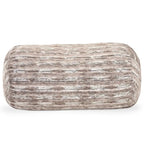 Jaxx Grand Lounger Canapé pouf de 2,1 m pour adultes – Fausse fourrure de luxe