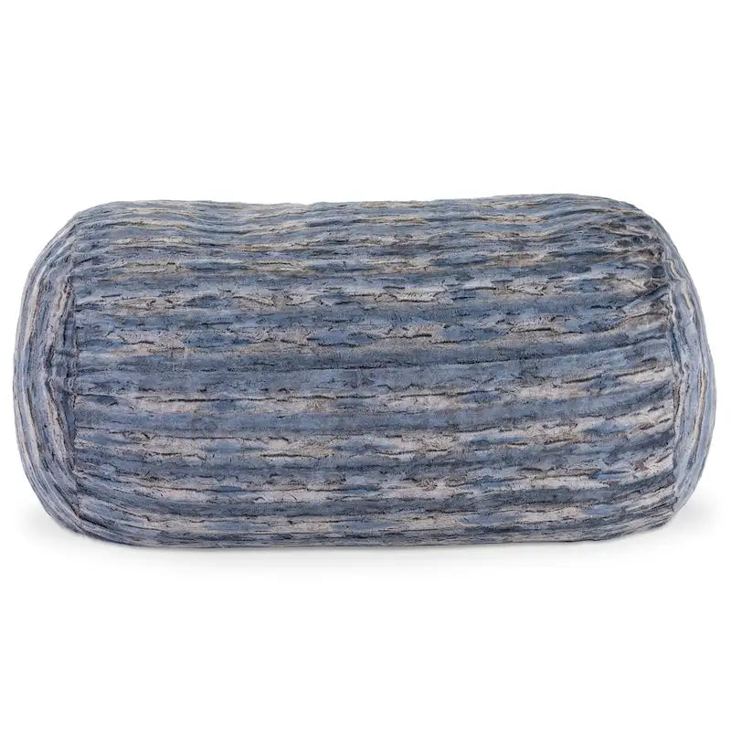 Jaxx Grand Lounger Canapé pouf de 2,1 m pour adultes – Fausse fourrure de luxe