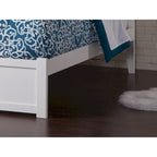 Lit plateforme Concord Wood King avec lit gigogne Twin XL