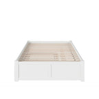 Lit plateforme Concord Wood King avec lit gigogne Twin XL
