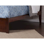 Lit plateforme Concord Wood King avec lit gigogne Twin XL