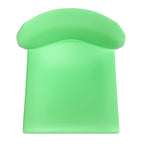 Chaise empilable ergonomique à dossier plein avec piétement luge thermolaqué, capacité de 399 kg