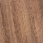 Table basse Umar moderne en bois noyer et métal noir