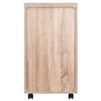 Meuble de rangement Kenner, 1 tiroir, bois recyclé et blanc - 15.75L x 18.3P x 29.25H