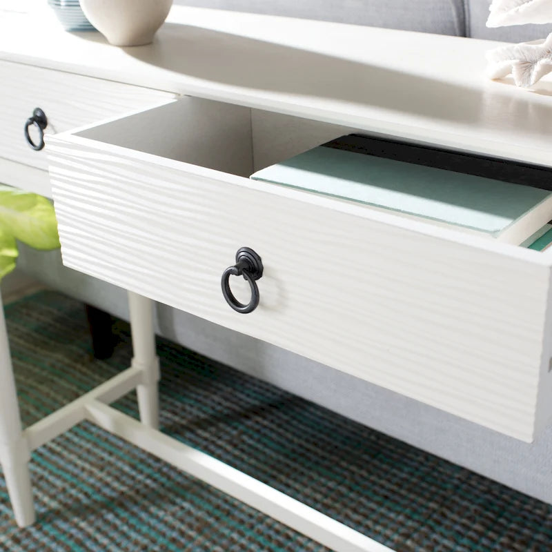 Table console Barbra à 2 tiroirs - 35.5 L x 13 P x 29.5 H - 36Lx13Px30H