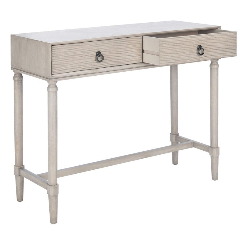 Table console Barbra à 2 tiroirs - 35.5 L x 13 P x 29.5 H - 36Lx13Px30H