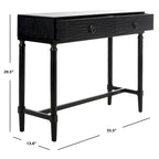Table console Barbra à 2 tiroirs - 35.5 L x 13 P x 29.5 H - 36Lx13Px30H
