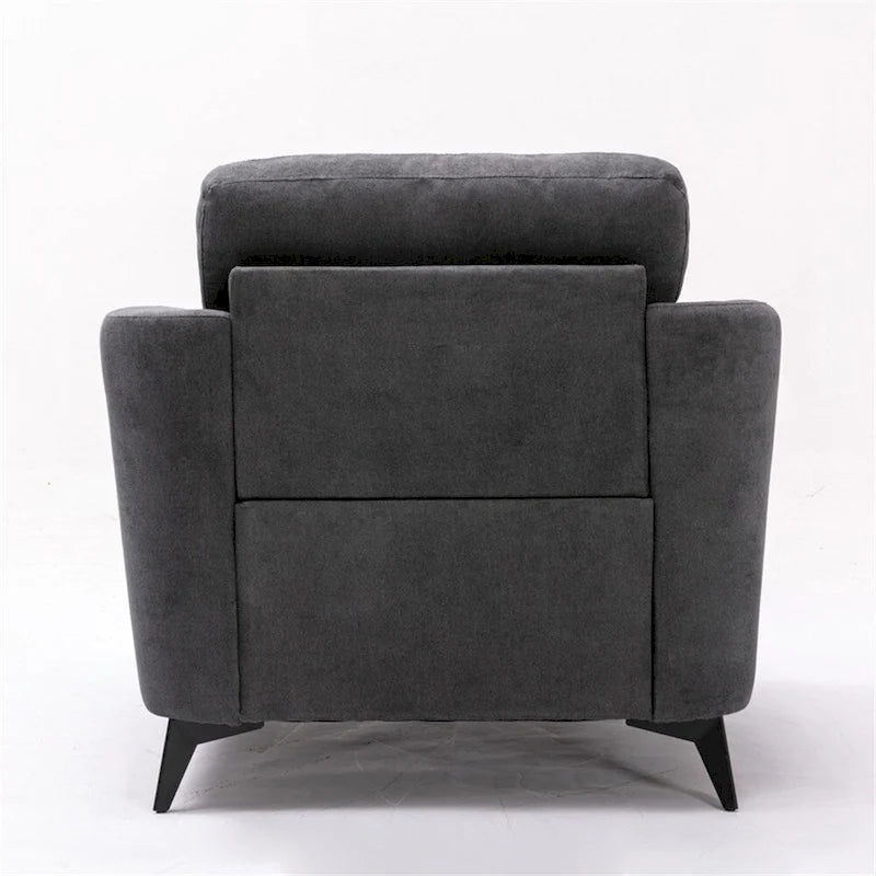 Ensemble de salon avec canapé, causeuse et fauteuil en velours