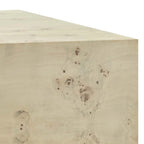 Table basse carrée en loupe de bois Cosmos 36 - S.O.