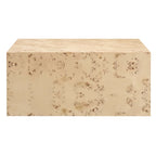 Table basse carrée en loupe de bois Cosmos 36 - S.O.