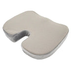 Coussin de siège en mousse à mémoire de forme et gel rafraîchissant, ergonomique et orthopédique pour le coccyx