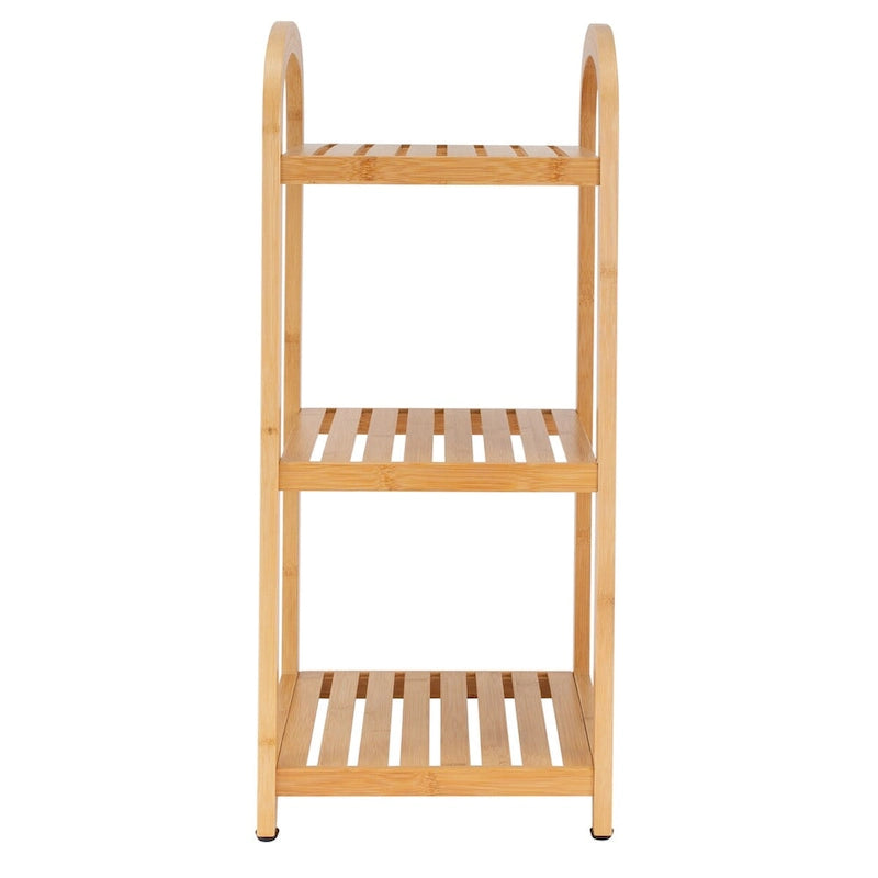Tour de bambou à 3 niveaux Organize It All - 12 x 12 x 27.76