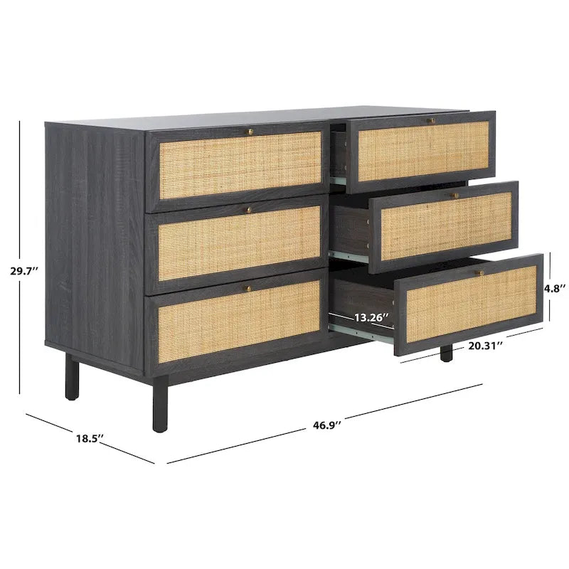Commode 6 tiroirs Aino
