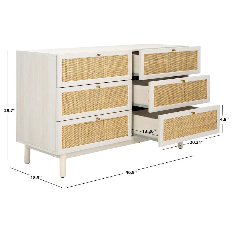 Commode 6 tiroirs Aino